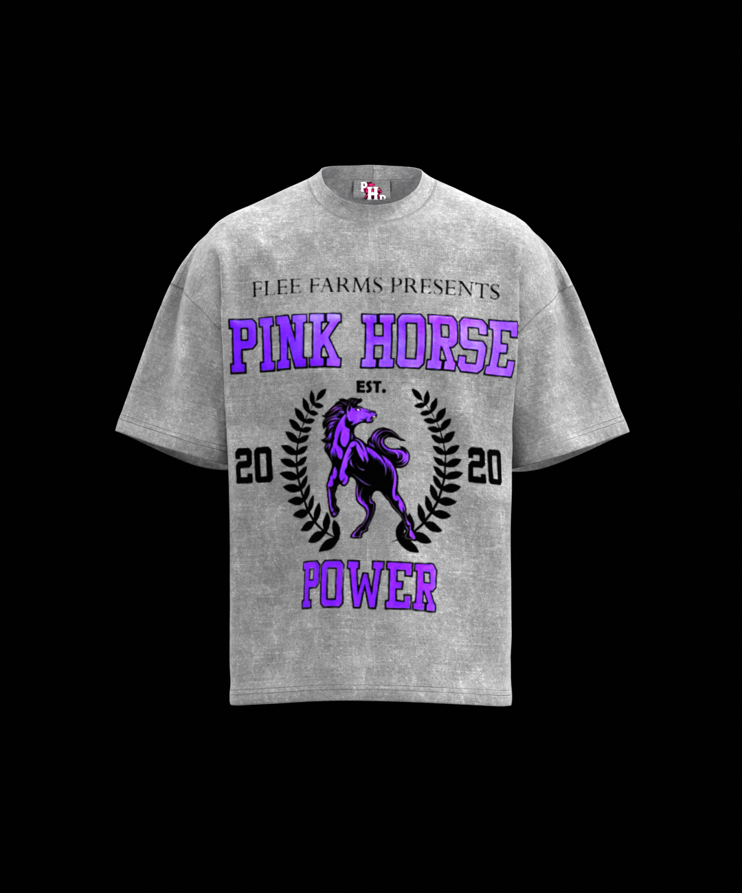 *PREORDER* PINK HORSE POWER TEE - PURPLE