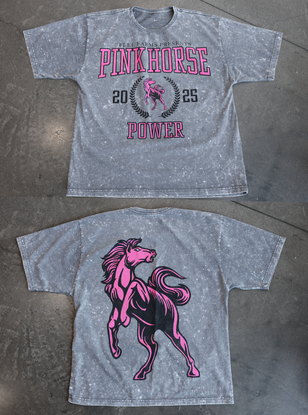 *PREORDER* PINK HORSE POWER TEE - PINK